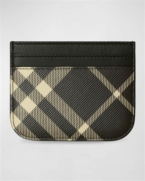 burberry clear card case sandon|Burberry Sandon Check Card Case .